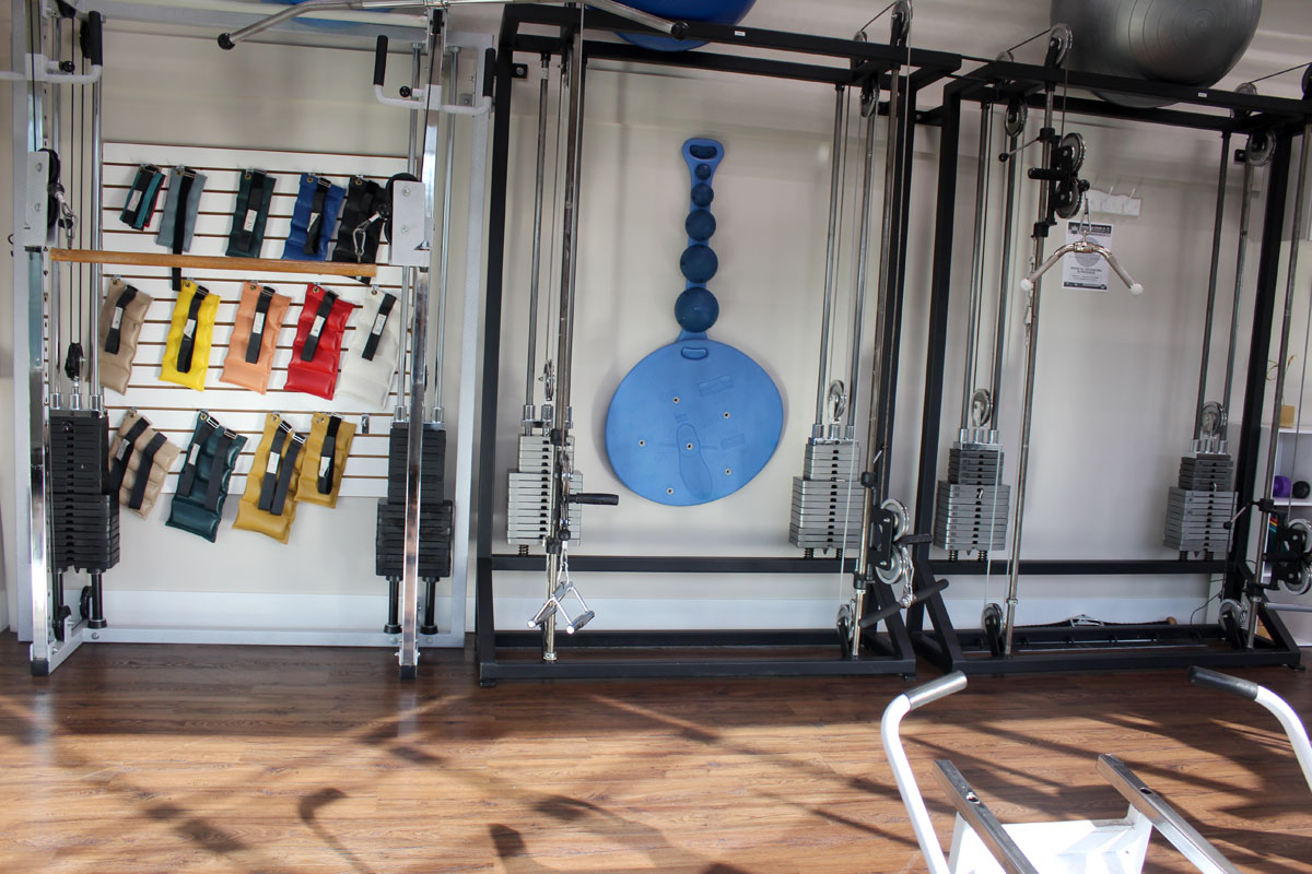 Gym facilites at RehabMAX Physiotherapy